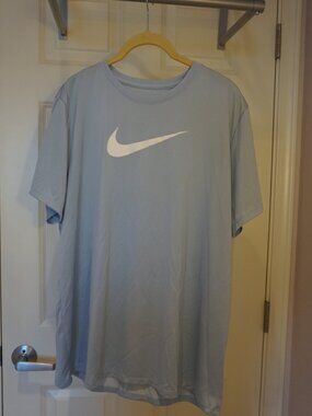 Nike Lightweight DRI-FIT "The Nike Tee" | Powder Blue | Size XL